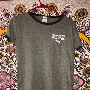 Grey pink T-shirt